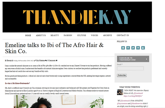 Thandie Kay Interview With Ibi